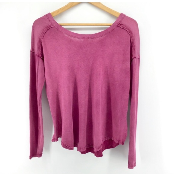 We The Free | long sleeve tie up shoulder top - Picture 6 of 8